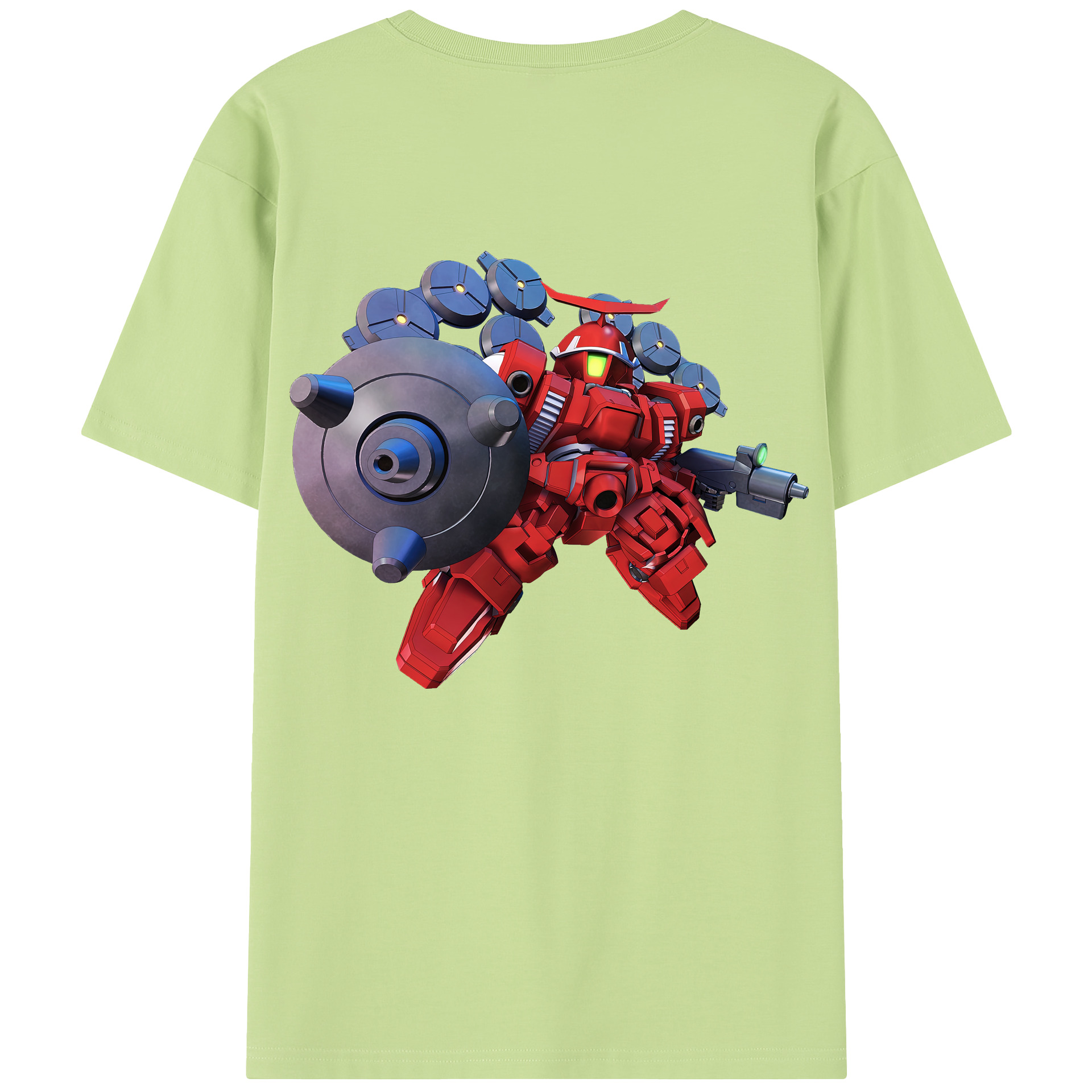 （画像用） 機動戦士ガンダム Mobile Suit Gundam 綿100％半袖Tシャツ（背面プリント）